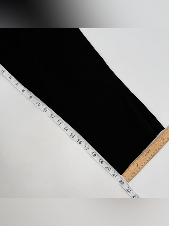 COLDWATER CREEK Capri Pants Womens 10 Black Natural Fit Crop Casual Cotton Blend - Picture 6 of 10